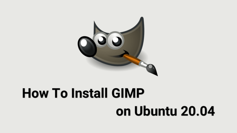 Как установить GIMP на Ubuntu 20.04