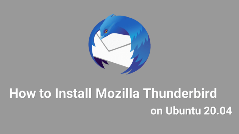 Как установить Mozilla Thunderbird на Ubuntu 20.04