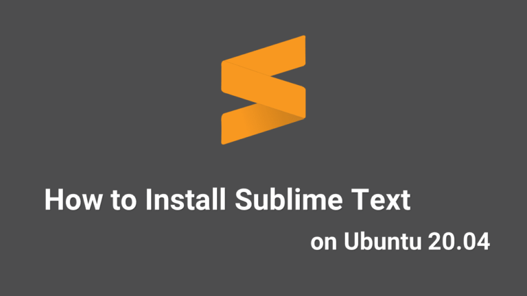 Как установить Sublime Text Editor в Ubuntu 20.04