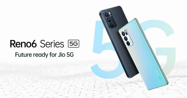 Jio успешно тестирует пробную сеть SA 5G на смартфонах серии OPPO Reno6