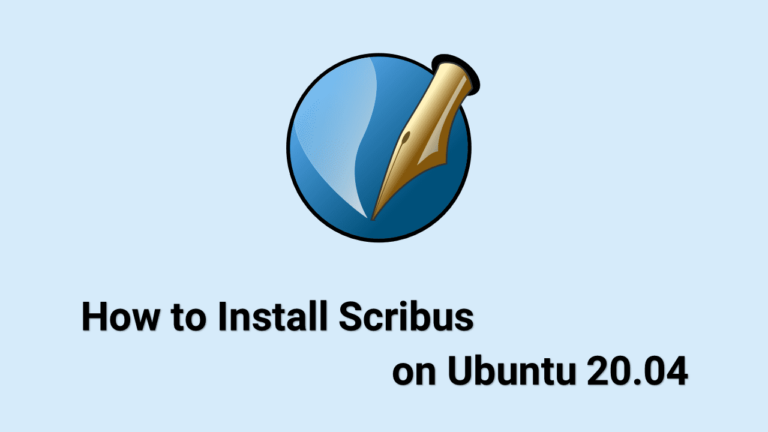 Как установить Scribus в Ubuntu 20.04 — приложение для публикации на рабочем столе с открытым исходным кодом