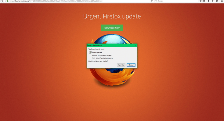 Как удалить вирус обновления Firefox из Windows