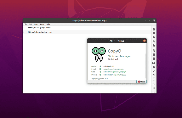 Как установить CopyQ на Ubuntu 20.04