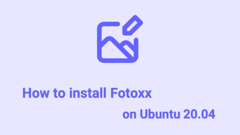 Как установить Fotoxx на Ubuntu 20.04 — редактор изображений для Linux
