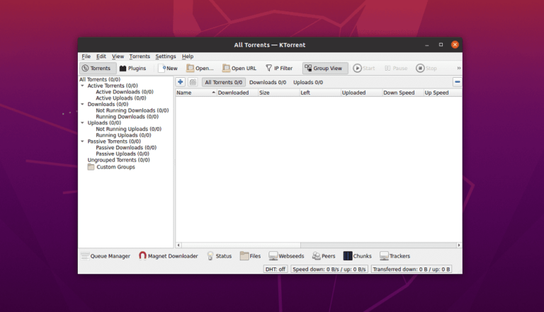 Как установить KTorrent на Ubuntu 20.04 — клиент BitTorrent для Linux
