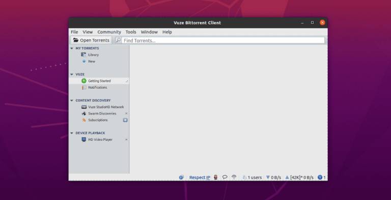 Как установить Vuze на Ubuntu 20.04 — клиент BitTorrent для Linux