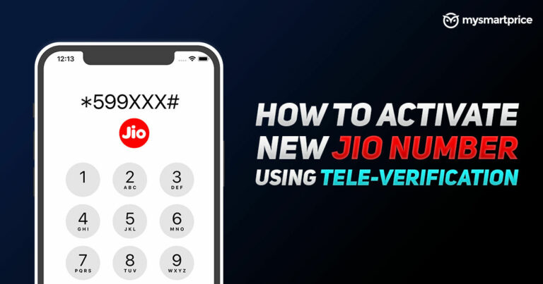 Номер активации Jio SIM: как активировать новую SIM-карту Jio с помощью телеверификации?