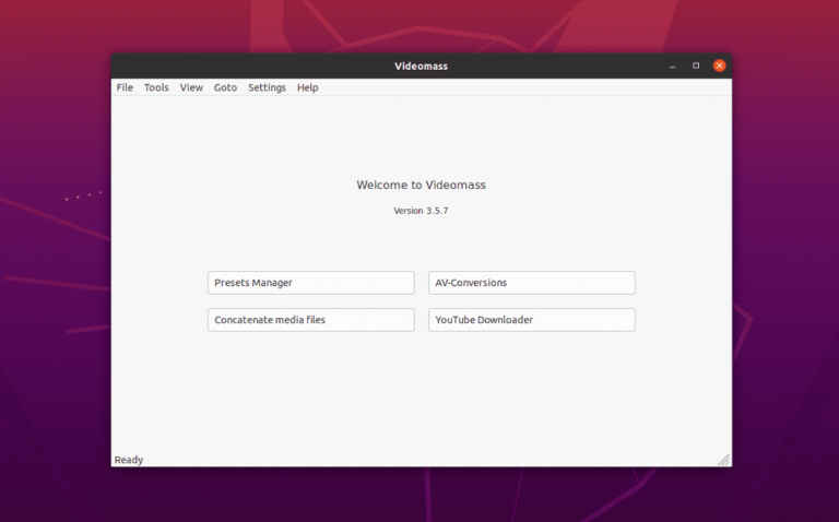 Как установить Videomass на Ubuntu 20.04 — конвертер аудио/видео для Linux